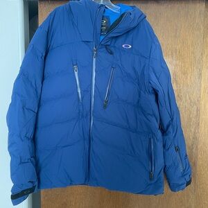 Oakley Men's Vibrant Blue Puffer Jacket